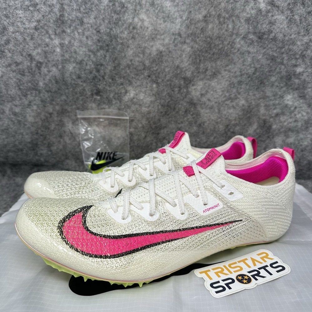 Nike Zoom Superfly Elite 2 Track Shoes Mens Size 12 Sail Fierce Pink CD4382-101